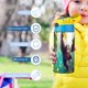 thumbnail image 5 of Gorilla Tag VR Botella de Agua con Tapa Pop Top de Un Toque, Acero Inoxidable, a Prueba de Fugas, para Deportes, Botella Infantil azul 12 oz, 5 of 6