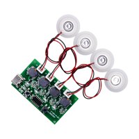 Magideal - Placa De Control De Humidificador De Disco De Atomización, Corriente Nominal 300Ma, Accesorio, Atomizador De Niebla, Módulos De Atomización, Módulo Con 4 Discos