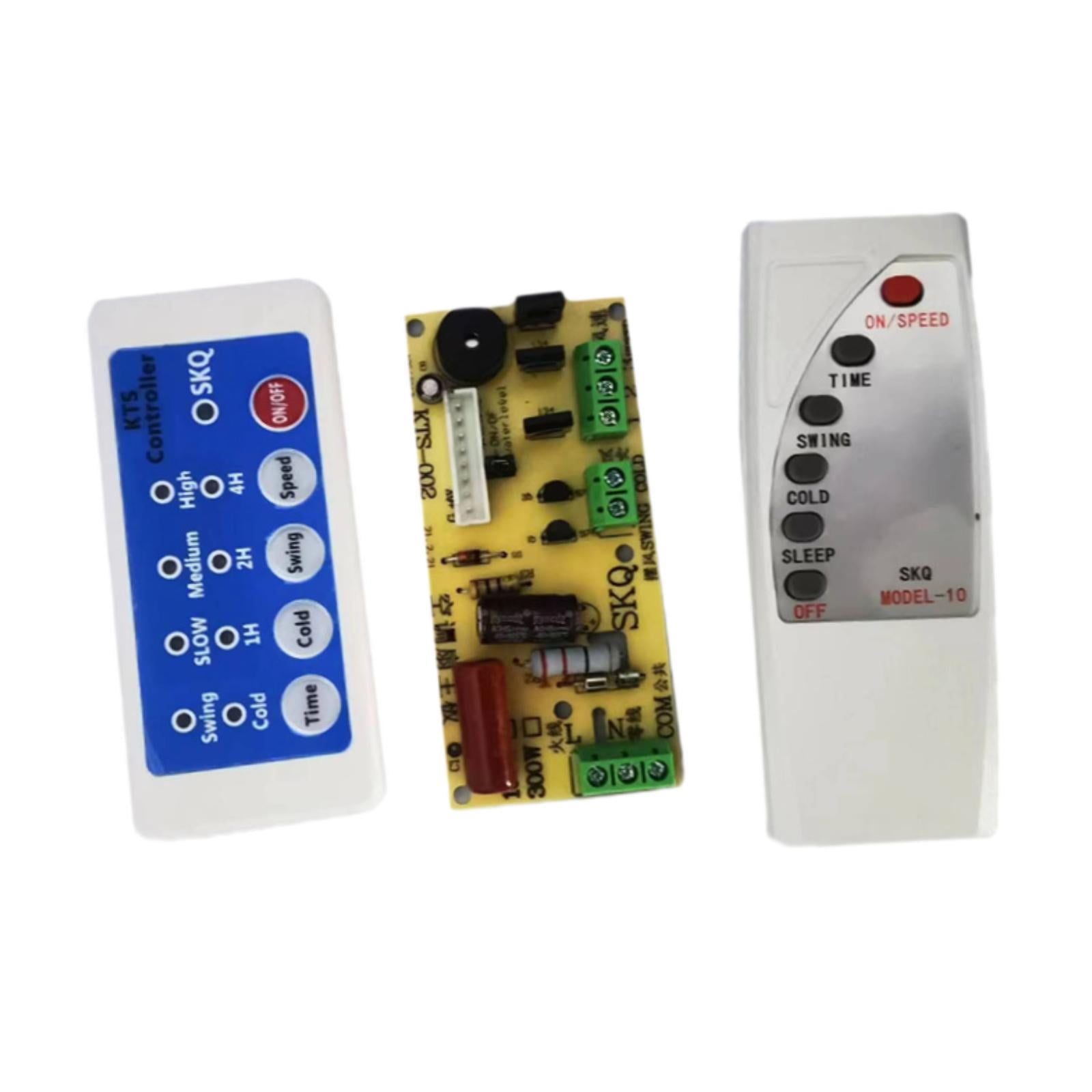 Ioensy - Placa De Control Del Ventilador De Refrigeración Con Control Remoto Placa De Control Del Circuito Del Ventilador De Pared