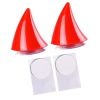 Ioensy - Pegatina Decorativa Para Casco De Motocicleta, Cuerno De Demonio Para Casco De Bicicleta, 2 Uds.