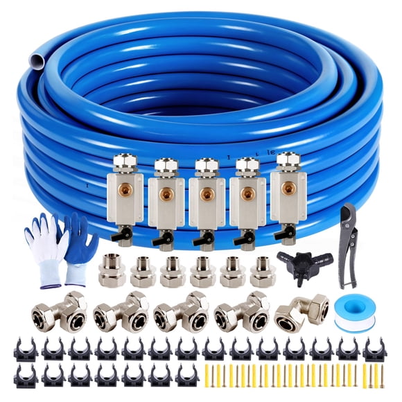 Kit Air Line Mouy Shop 3/4 de aluminio HDPE de 100 m, 200 m y 300 m