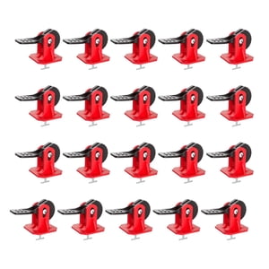 Bothyi - Sistema De Nivelación De Baldosas De 20 Piezas, Herramientas De Construcción Para Pisos Y Paredes, Color Rojo