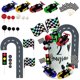 thumbnail image 1 of Coche de carreras Cake Topper KEEPARTY para fiesta de cumpleaños de niños, 1 of 7