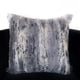 thumbnail image 2 of Cojín Decorativo Plutus Brands Azul con Pelaje Suave de Peluche Animal, 2 of 3