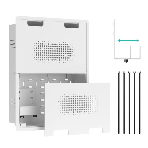 Caja multimedia empotrada para pared PEGZONE de 17"