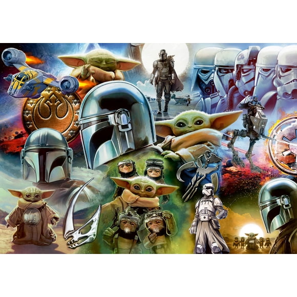 Rompecabezas Ravensburger Star Wars de 1000 piezas Mandalorian