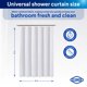 thumbnail image 2 of Cortina de ducha CLOROX 2 en 1 impermeable 100% poliéster blanca, 2 of 8