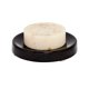 thumbnail image 1 of Jabonera InterDesign Ceramic Earth Matte Black 11x11x2 cm, 1 of 6