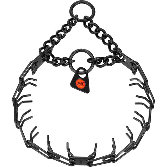 Collar para perro Herm Sprenger 32 cm negro de acero inoxidable