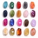 thumbnail image 2 of suxuMhao Cuentas de Imitación de Piedra Marrón Oscuro, Cuentas Sueltas 21X12mm, Cuentas Al por Mayor para Hacer Joyería con Agujeros, Cuentas para Manualidades para Pulseras y Manualidades, Cuentas, 2 of 2