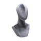 thumbnail image 2 of Soporte De Exhibición De Pelucas Modelo De Cabeza De Maniquí Versátil Para Sombreros Diadema Auriculares Gris, 2 of 5