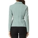 thumbnail image 3 of INSPIRE CHIC Blazer de Trabajo para Mujer con Cuello de Solapa, Manga Larga, Chaqueta Traje, Verde Guisante 3XL, 3 of 6