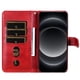 thumbnail image 5 of Funda tipo cartera para Samsung Galaxy S25 Edge con bolsillo con cremallera y ranuras para tarjetas – Función de soporte Rojo, 5 of 5