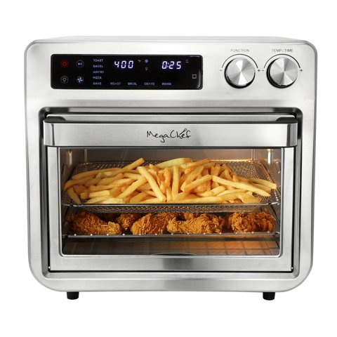 Horno Freidora De Aire Megachef Digital 25 Cuartos 120V