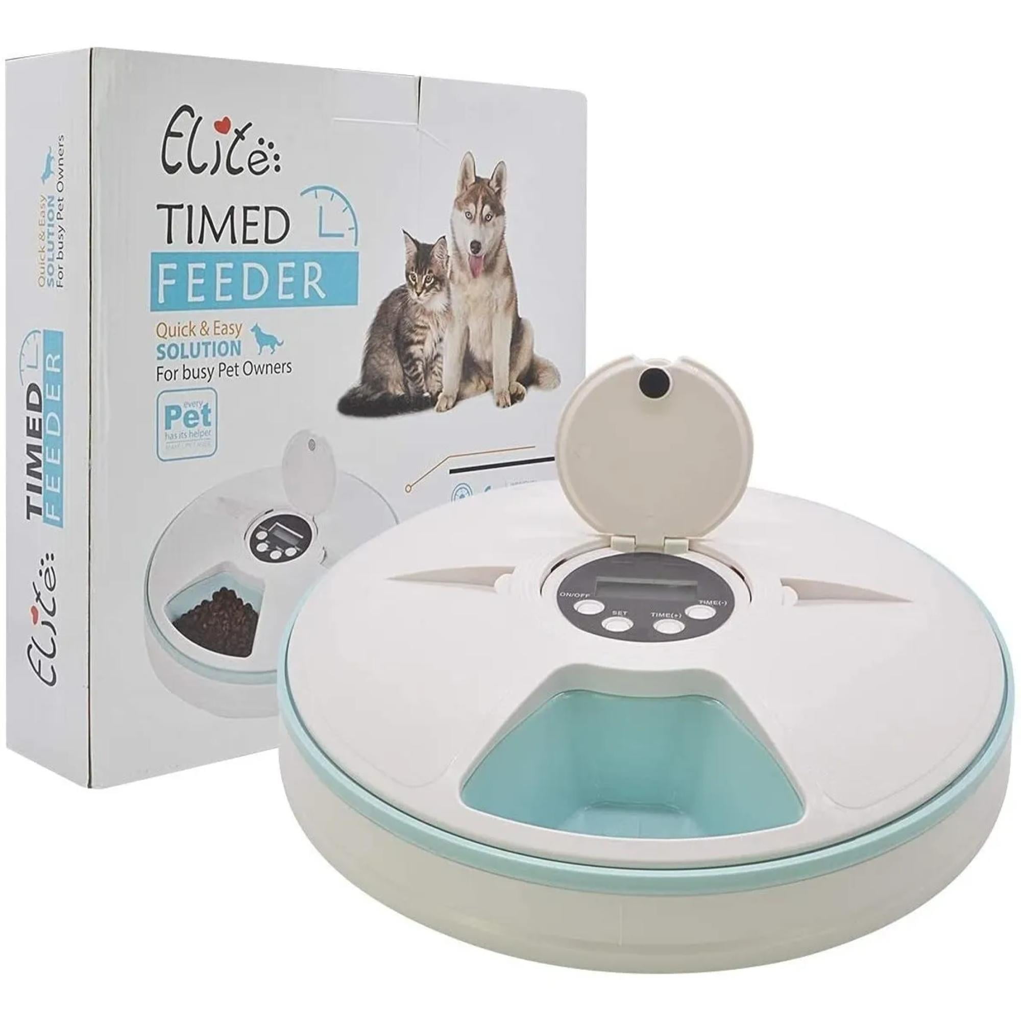 Total Click - Dispensador Alimentos Automatico Y Programable Para Mascotas