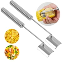 Herramienta Para Pelar Maíz Sixcar, Mango Largo, Acero Inoxidable