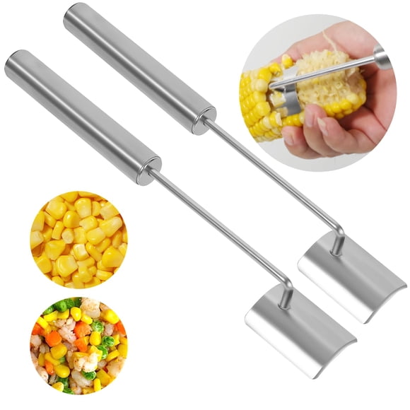 Herramienta para pelar maíz SIXCAR, mango largo, acero inoxidable