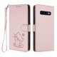 thumbnail image 1 of Funda de Gato tipo Libro para Samsung Galaxy S10 Plus, Rosa, 1 of 6