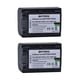 thumbnail image 2 of Batería y cargador LCD, 2 paquetes para Sony NP-FV30, NP-FV40, NP-FV50, 2 of 6