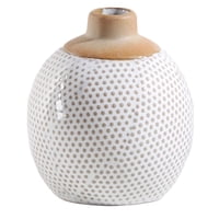 Bothyi - Jarrón De Cerámica Con Diseño De Capullos, Único Y Estético, Para Cafetería, Dormitorio, Boda, Fiesta, 8 X 9,5 X 2 Cm.