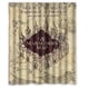 thumbnail image 1 of Cortina de ducha con diseño de mapa del merodeador, juego de cortinas de baño con ganchos, tamaño 66 x 72 pulgadas, 1 of 3
