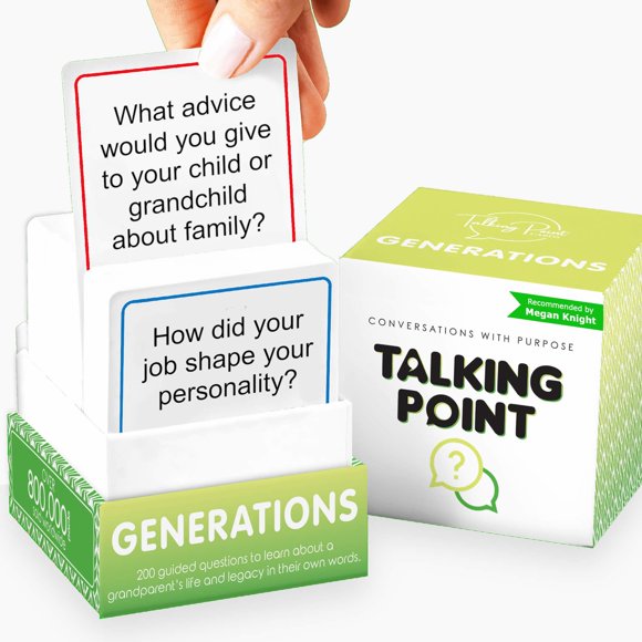 Tarjetas de conversación Talking Point Cards Generations Edition