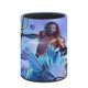thumbnail image 3 of Aquaman-theme Cylinder Pen Holder Pencil Organizer with Flannel Lining PVC Leather Material Cardboard Base for study work 10*8CM, 3 of 6