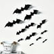 thumbnail image 3 of 3D Black Bat Wall Stickers - Set of 10 - Perfect for Halloween Parties, Holiday Decor, and Home Decor - Add a Touch of Cartoon Style to Your Bedroom, Bathroom, and Windows, 3 of 4