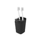 thumbnail image 2 of Soporte para Cepillo de Dientes New Square Negro  negro, 2 of 4