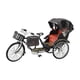 thumbnail image 2 of Modelo De Rickshaw De Aleación, Decoración Del Hogar Para Niños, Niñas, Adultos, Coleccionistas, Negro, Tres Ruedas, 2 of 5