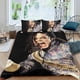 thumbnail image 2 of MICHAEL JACKSON Conjunto de sábanas temático, trío de piezas, cómodo y amigable con la piel, diseño único, regalo de decoración para el hogar para familiares, amigos y fans,140X210cm, 2 of 6