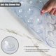 thumbnail image 2 of Alfombra antideslizante para bañera CADONO 102 × 41 cm, transparente y extra larga, 2 of 6