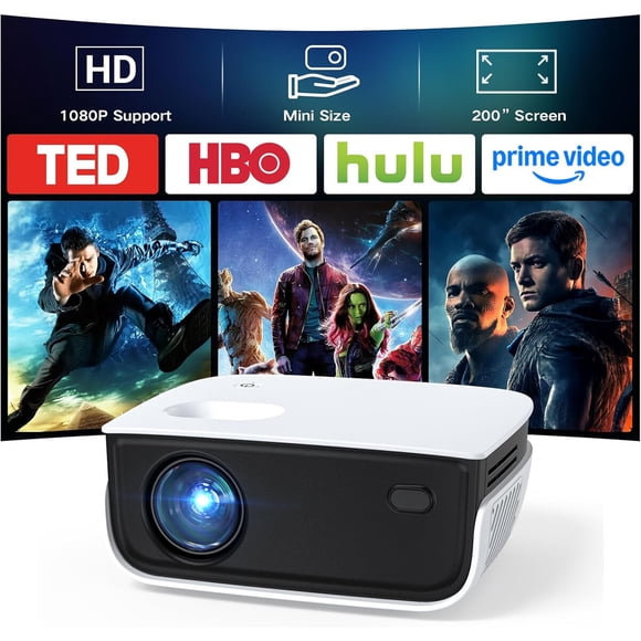 Proyector Mini NICPOW RD850 1080p 200" HDMI USB Portátil