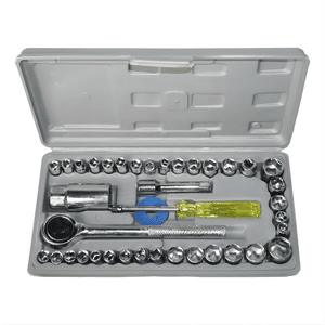 Genérica - Set 40 Piezas Herramientas Llave Rachet Dados Y Medidor