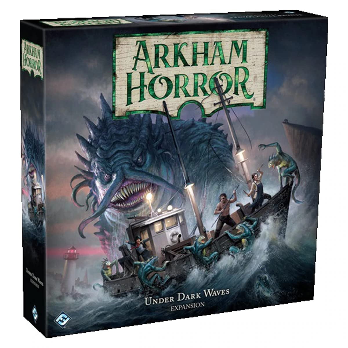 Expansión de juegos de mesa Arkham Horror Under Dark Waves - Expansión