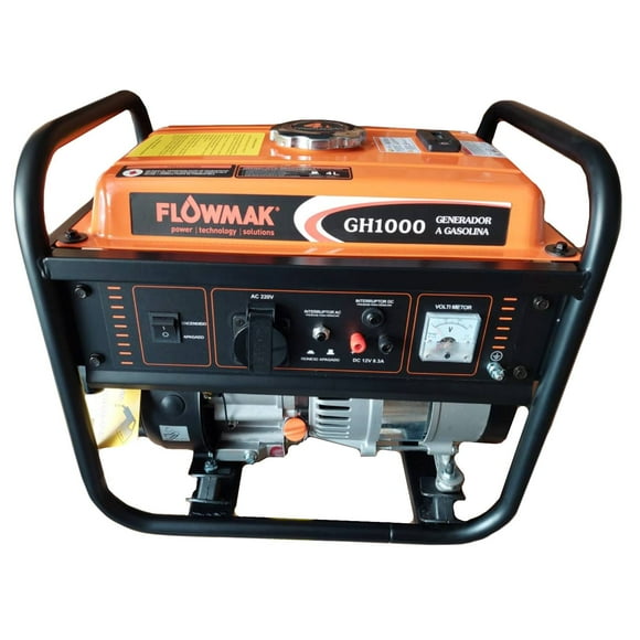 Generador Eléctrico a Gasolina GH1000 800w 220v Flowmak