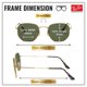 thumbnail image 5 of Gafas de sol Ray-Ban RB3548N con lentes planas hexagonales y kit G-15, 5 of 7