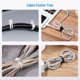 thumbnail image 3 of Bridas de cable Cable Matters 10 unidades, silicona magnética, 3 of 7