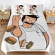 thumbnail image 1 of Bob's Burgers Duvet Cover Set, 3 Piece Bedding Set Decorative Comforter Cover Set, 1 of 5