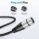 thumbnail image 5 of Cables de micrófono XLR InnoGear, balanceados de 3 pines, 3 m, macho a hembra, 5 of 7
