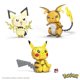 thumbnail image 2 of Set de construcción de juguetes MEGA Pokémon con figuras de acción Pikachu de 4 pulgadas, 2 of 7