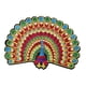 thumbnail image 1 of Parches De Pavo Real, Apliques Bordados, Parches Bordados DIY Para Zapatos De Chaqueta, 9cm X 12cm, 1 of 5