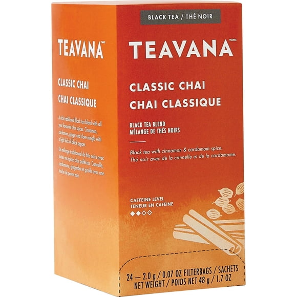 Té Negro Clásico Chai Teavana SBK12434018 24 Bolsitas