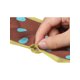 thumbnail image 5 of INSPIRE CHIC Bufanda de Regreso a Clases para Mujeres con Encantadores Lunares para Bolsa, Banda para el Cabello, Envolturas para el Cuello, Granate con Grandes Puntos, 5 of 6