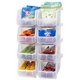 thumbnail image 1 of Contenedores de almacenamiento ReadySpace Organizing, paquete de 8, transparentes, 1 of 9
