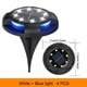 thumbnail image 1 of 4pcs Solar Ground Lights, Outdoor LED Powered Disk Lights, Solar Waterproof In-ground Lights, Color Changing Landscape Lighting, For Garden Deck Stair Step Lawn Patio Driveway Walkway Pathway Yard De, 1 of 5