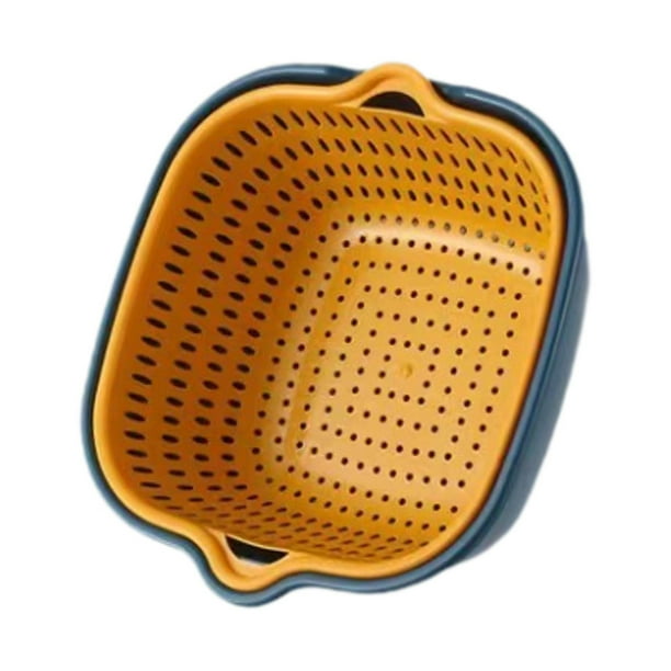 Cesta Para Lavar Frutas Y Verduras, Resistente Para El Hogar, Para Ensaladas De Espagueti, Cocina, 24cm X 22cm X 9cm
