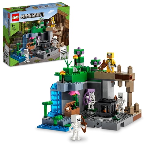 Juguete Lego Minecraft The Skeleton Dungeon 21189 Para Niños Mayores De 8 Años
