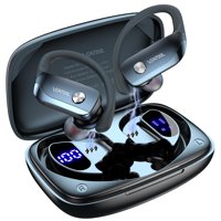 Veatool Auriculares Inalámbricos Bluetooth Deportivos, Bluetooth 5.4, Auriculares Con Gancho Auricular, 72H De Reproducción, Micrófono Con Cancelación De Ruido