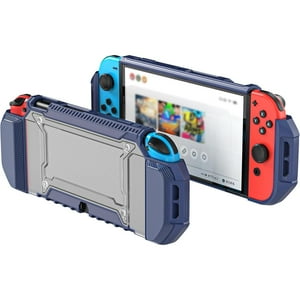 Funda Protectora Aaronmei Switch Oled Azul Oscuro